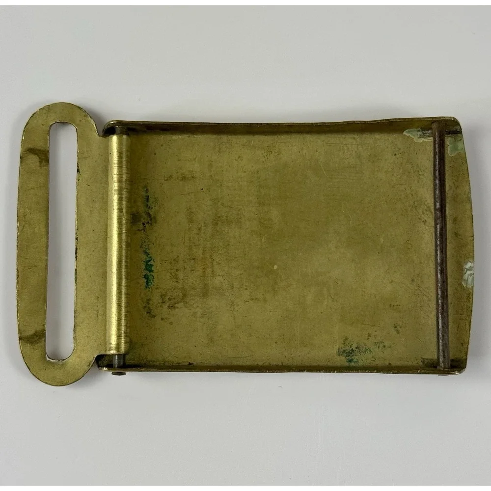 Vintage Military Police Belt Buckle Named US Army‎